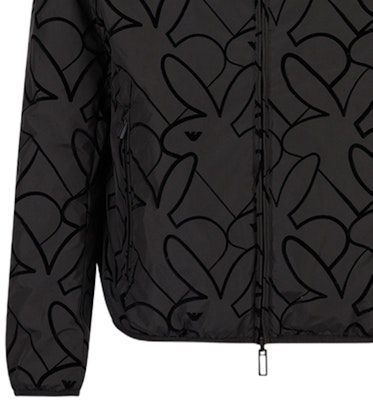 Emporio Armani SS23双面连帽夹克 黑色兔年印花外套. 3R1BD4-1NRZZ-F062 Cheap Emporio Armani SS23双面连帽夹克 黑色兔年印花外套. 3R1BD4-1NRZZ-F062