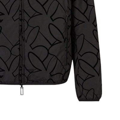 Emporio Armani SS23双面连帽夹克 黑色兔年印花外套. 3R1BD4-1NRZZ-F062 1