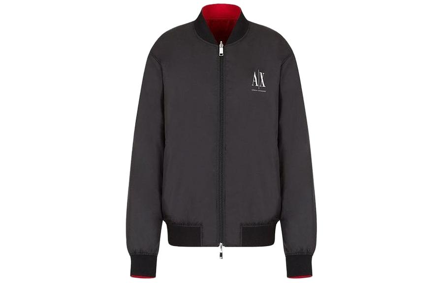 Order Emporio Armani SS23 雙面字母印花飛行外套 黑色 6HZB14-ZNKAZ-7285