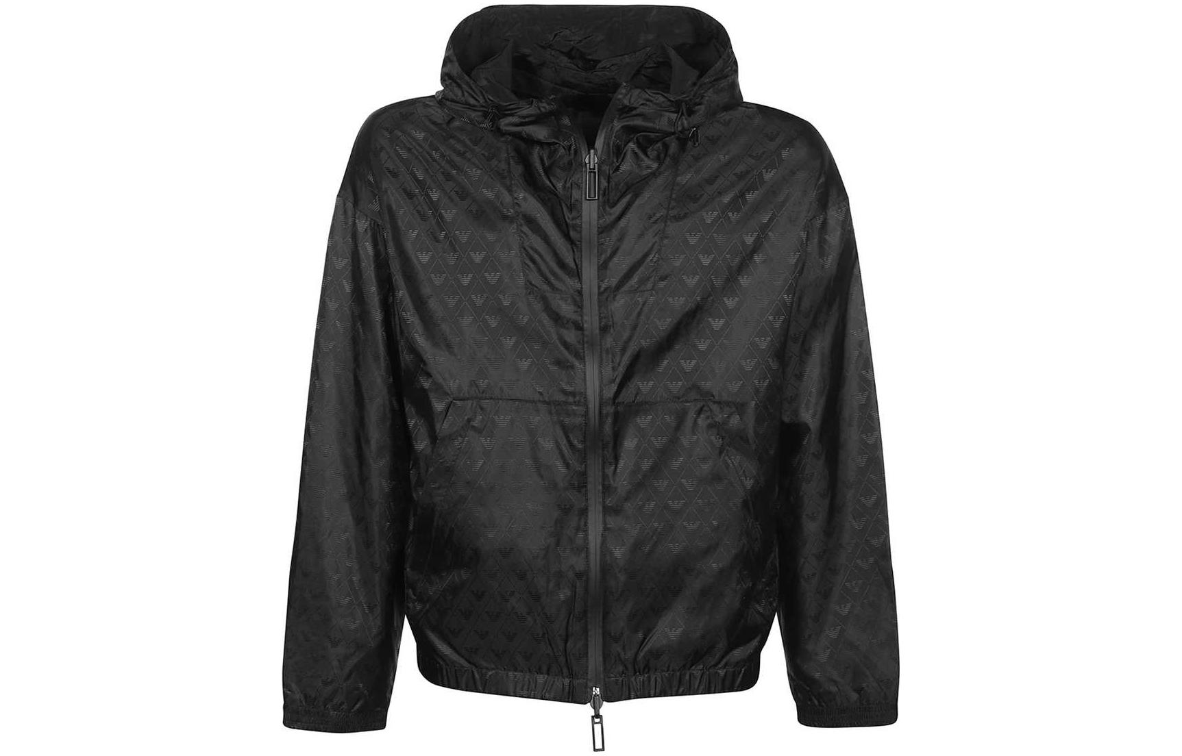 EMPORIO ARMANI SS23 Reversible Logo Print Hooded Jacket  Black. 3R1BQ9-1NVSZ-F073 圖 2