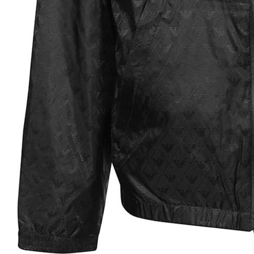 EMPORIO ARMANI SS23 Reversible Logo Print Hooded Jacket  Black. 3R1BQ9-1NVSZ-F073 圖 6