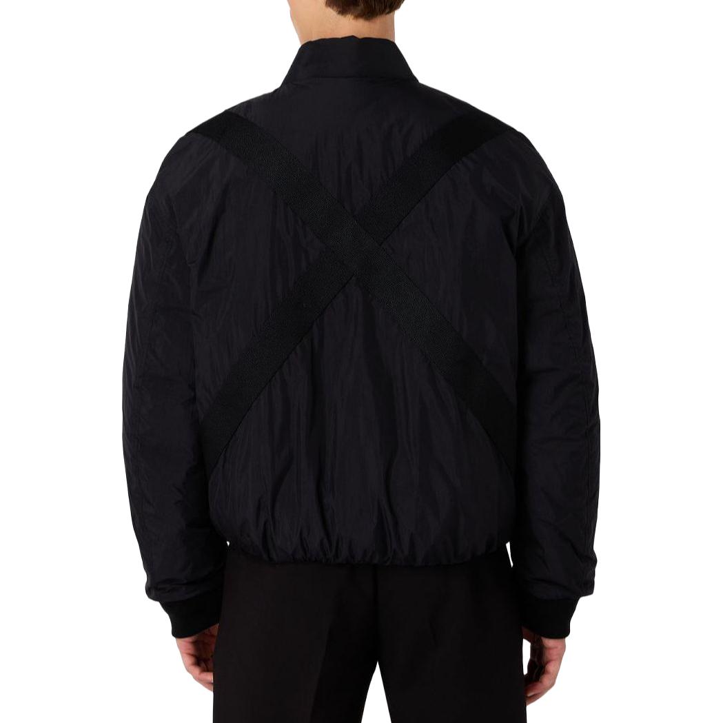 Details for EMPORIO ARMANI SS23 Jaket Puff Logo Boleh Balik Hitam 6R1B84-1NHMZ-0066