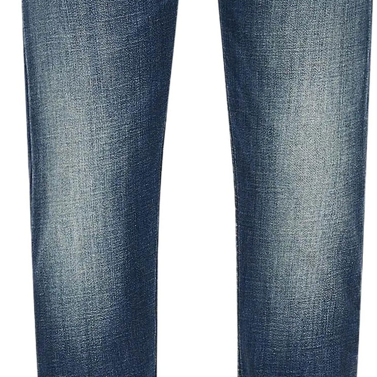 Emporio Armani SS23 Slim-Fit Distressed Logo Jeans Men Denim Blue. 3R1J75-1D0DZ-0941 圖 9