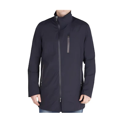 Emporio Armani SS23 Solid Color Zipper Jacket Black () RCB17W-RCW18-999