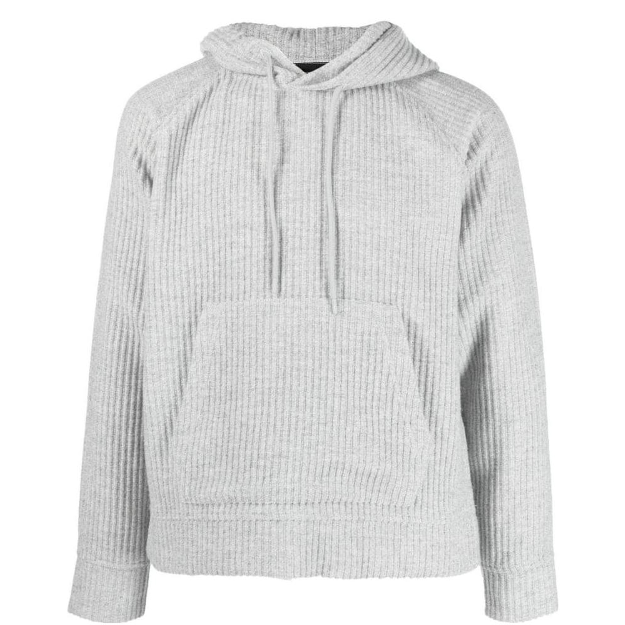 Emporio Armani SS23 Solid Pullover Sweatshirt Light Gray 6L1M6W-1JZ3Z-0664