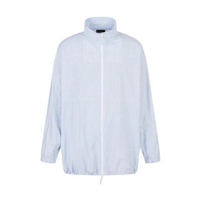 Emporio Armani SS23 Striped Full-Print Zip Jacket Men’s Light Blue D41F20-D1182-1711