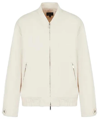 Emporio Armani SS23 白色刺繡Logo拉鍊棒球外套 3R1B6X1-DS9Z1-0101 Buy Emporio Armani SS23 白色刺繡Logo拉鍊棒球外套 3R1B6X1-DS9Z1-0101