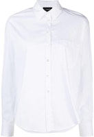 Emporio Armani SS23 White Solid Casual Single-Breasted Long Sleeve Shirt Men 6R2C67-2N0FZ-0100 Emporio Armani SS23 White Solid Casual Single-Breasted Long Sleeve Shirt Men 6R2C67-2N0FZ-0100