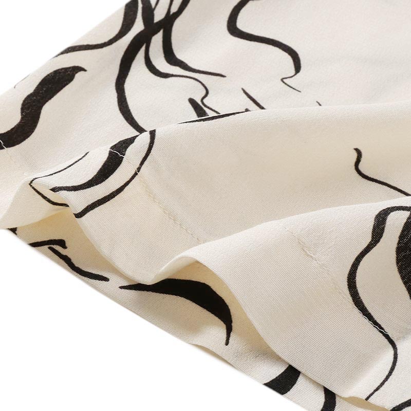 EMPORIO ARMANI SS24  Beige Printed Loose-Fit Short Sleeve Shirt. E31F25-F1022-191 圖 5