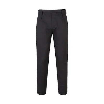 Emporio Armani SS24 Black Casual Pants with Zipper Pocket. 8N1PF4-1NMMZ-0999