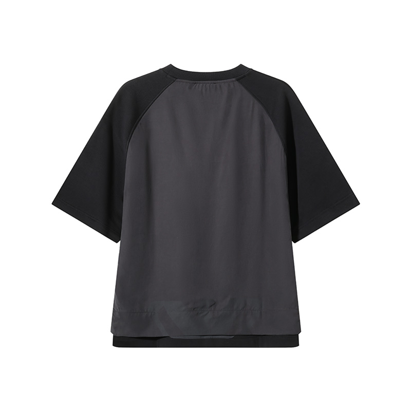 Lookbook 安普里奥阿玛尼 SS24 黑色徽标贴布圆领T恤. 3D1T6Z-1J6IZ-0999