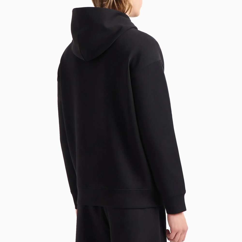 Emporio Armani SS24  Black Hoodie with Logo. 3D1MP0-1JHSZ-0999 圖 5