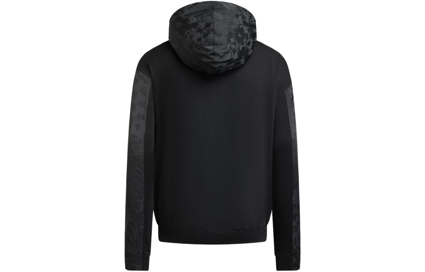 EMPORIO ARMANI SS24  Black Hoodie with Subtle Pattern 3D1M8S-1K2CZ-0999 圖 3