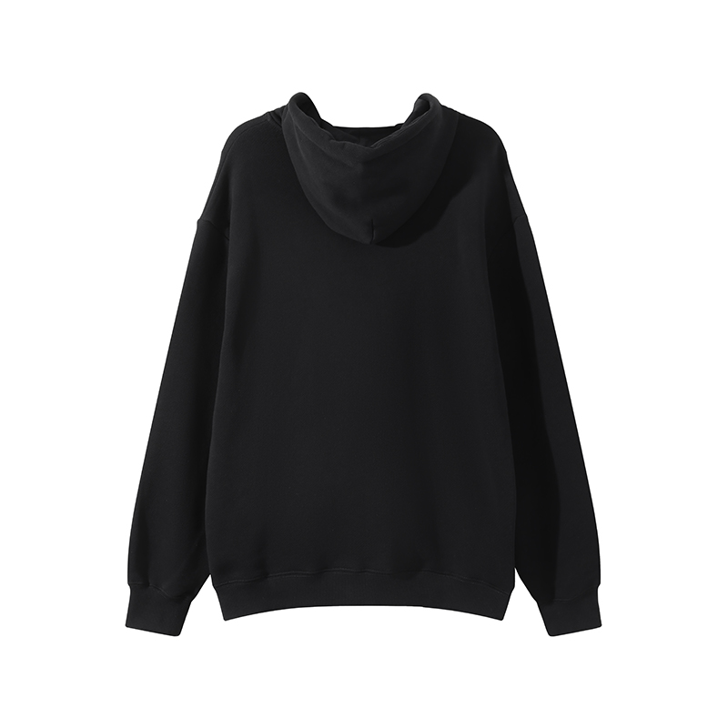 EMPORIO ARMANI SS24  Black Hoodie with Tropical Print and Embroidery. 6R1M8P-1J7DZ-0041 圖 3