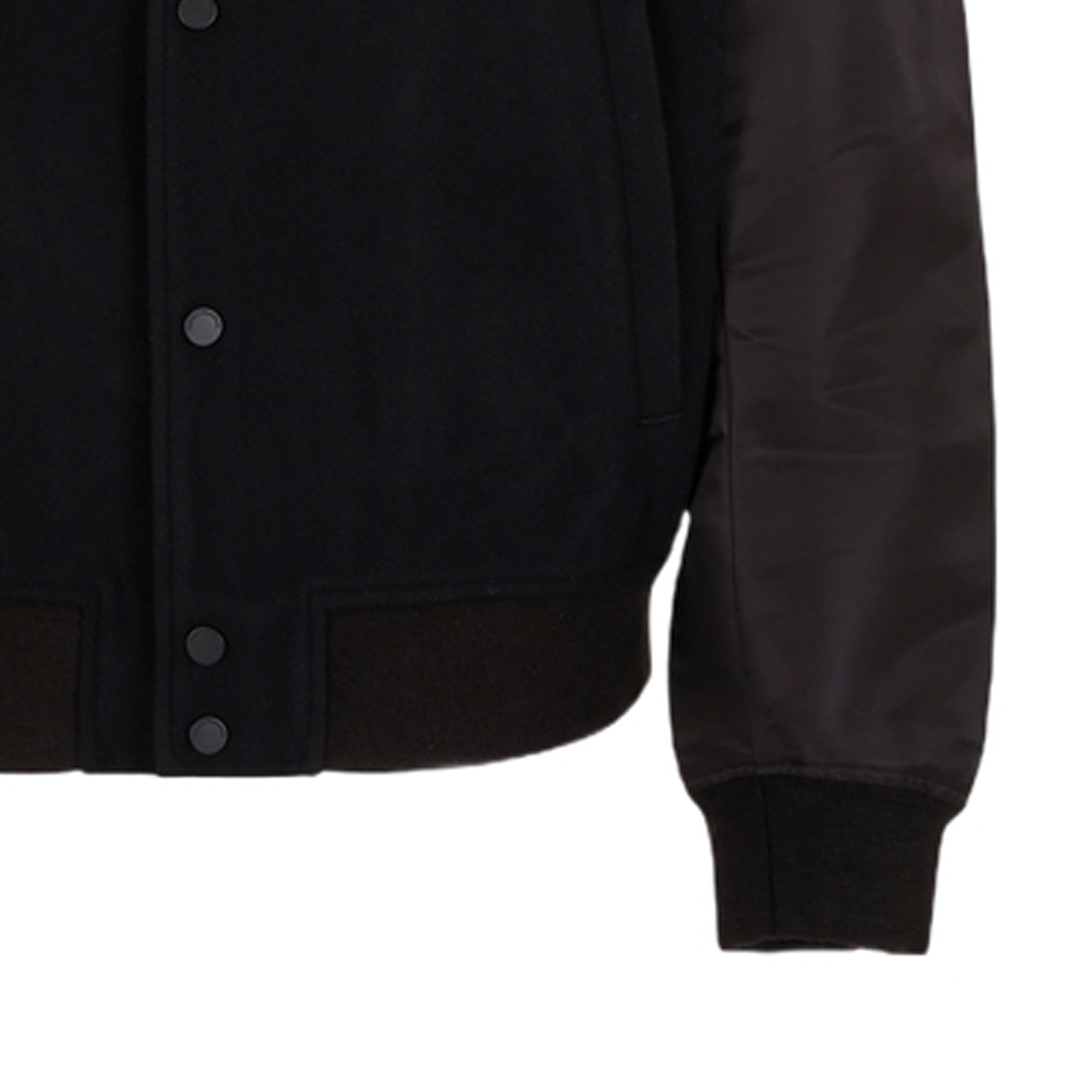 Details for EMPORIO ARMANI SS24 黑色LOGO圖案長袖外套大衣 3D1BD9-1NHNZ-0999