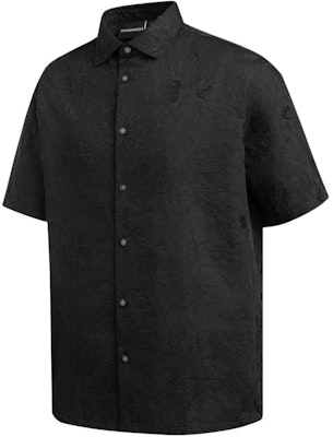 EMPORIO ARMANI SS24 Black Monogram Button-Up Short-Sleeve Shirt 3D1CG3-1NQMZ-0999 Shop EMPORIO ARMANI SS24 Black Monogram Button-Up Short-Sleeve Shirt 3D1CG3-1NQMZ-0999