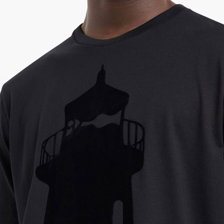 Purchase エンポリオアルマーニ SS24 ブラック 半袖 ロゴプリント クルーネックTシャツ. 6D1T9T-1J7FZ-0999