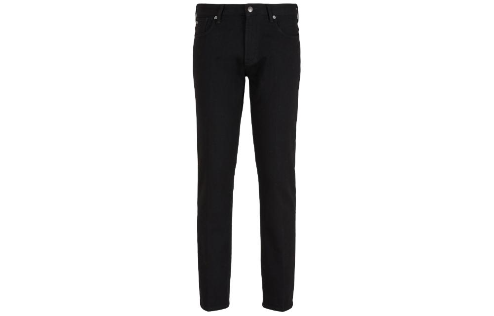 EMPORIO ARMANI SS24  Black Solid Casual Denim Jeans with Zipper Pockets 3D1J06-1DTFZ-0005 圖 2