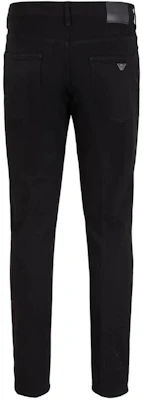EMPORIO ARMANI SS24 Black Solid Casual Denim Jeans with Zipper Pockets 3D1J06-1DTFZ-0005 Lookbook EMPORIO ARMANI SS24 Black Solid Casual Denim Jeans with Zipper Pockets 3D1J06-1DTFZ-0005