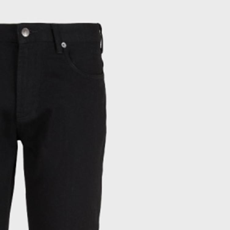EMPORIO ARMANI SS24  Black Solid Casual Denim Jeans with Zipper Pockets 3D1J06-1DTFZ-0005 圖 6
