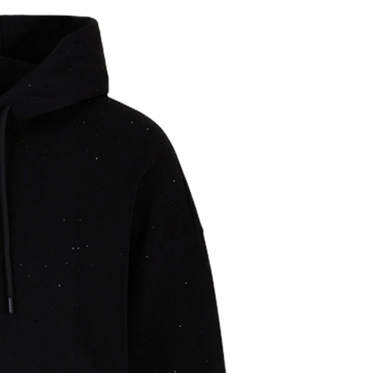 Emporio Armani SS24  Black Solid Color Casual Hoodie. 3D1MEB-1JHSZ-0999 圖 4