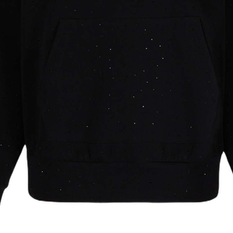 Emporio Armani SS24  Black Solid Color Casual Hoodie. 3D1MEB-1JHSZ-0999 圖 6