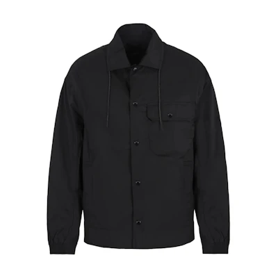 Emporio Armani SS24 Black Solid Single-Breasted Pocket Jacket 3D1BH8-1NPMZ-10999