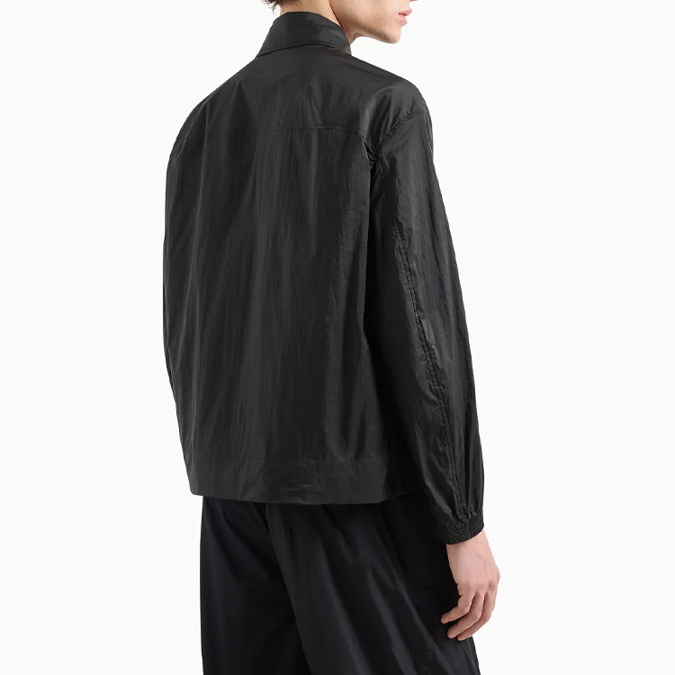 Emporio Armani SS24  Black Solid Single-Breasted Pocket Jacket 3D1BH8-1NPMZ-10999 圖 4
