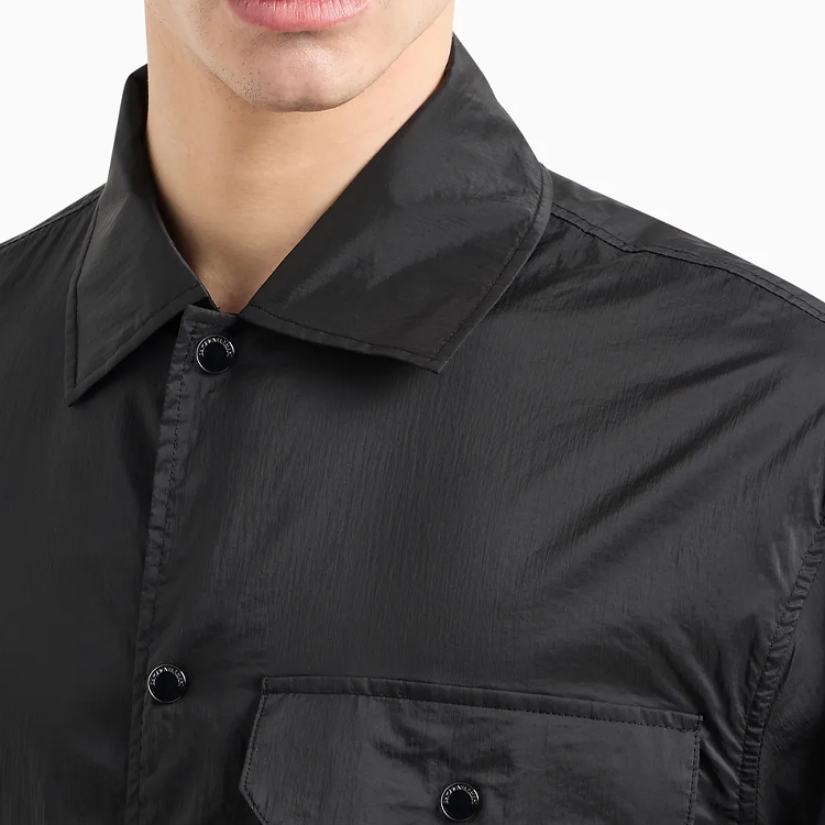 Emporio Armani SS24  Black Solid Single-Breasted Pocket Jacket 3D1BH8-1NPMZ-10999 圖 6