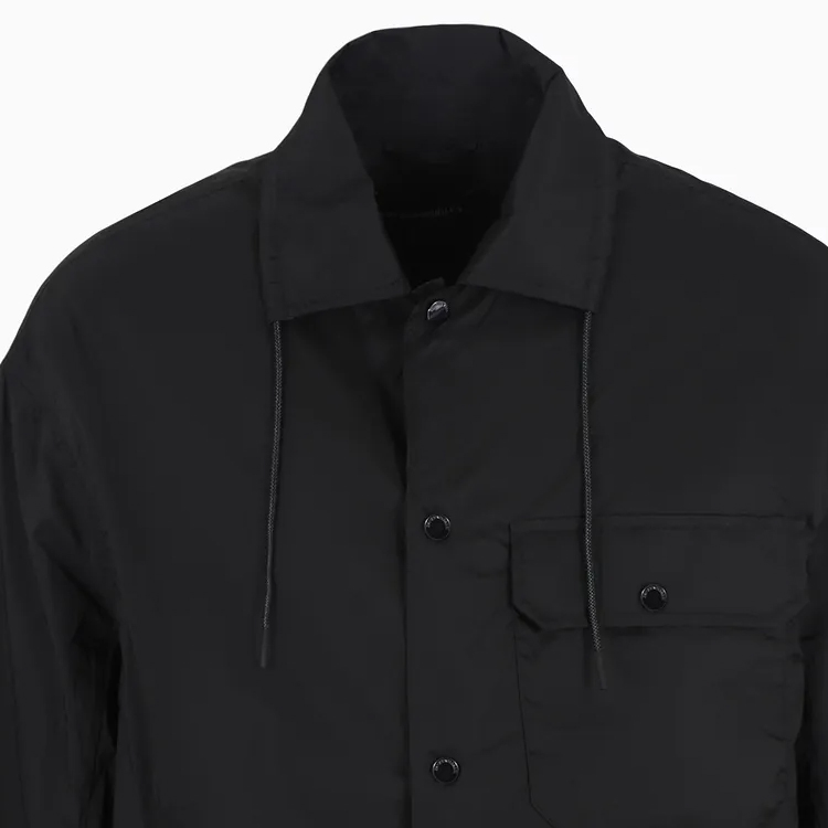 Emporio Armani SS24  Black Solid Single-Breasted Pocket Jacket 3D1BH8-1NPMZ-10999 圖 7
