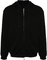 Emporio Armani SS24 Black Zip-Up Solid Color Hoodie with Drawstring. 6D1MD3-1JHSZ Emporio Armani SS24 Black Zip-Up Solid Color Hoodie with Drawstring. 6D1MD3-1JHSZ