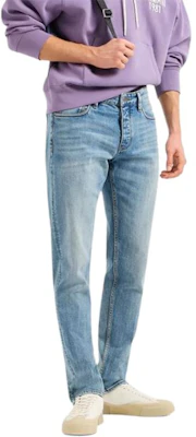 EMPORIO ARMANI SS24 Blue Relaxed Straight-Leg Mid-Rise Jeans 3D1J75-1DTEZ-0942 Shop EMPORIO ARMANI SS24 Blue Relaxed Straight-Leg Mid-Rise Jeans 3D1J75-1DTEZ-0942