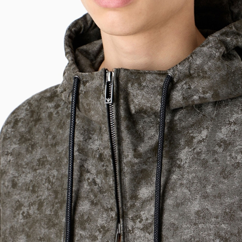 EMPORIO ARMANI SS24  Camouflage Zipper Hoodie Jacket Brown Green 3D1BG8-1NLWZ-F509 圖 7