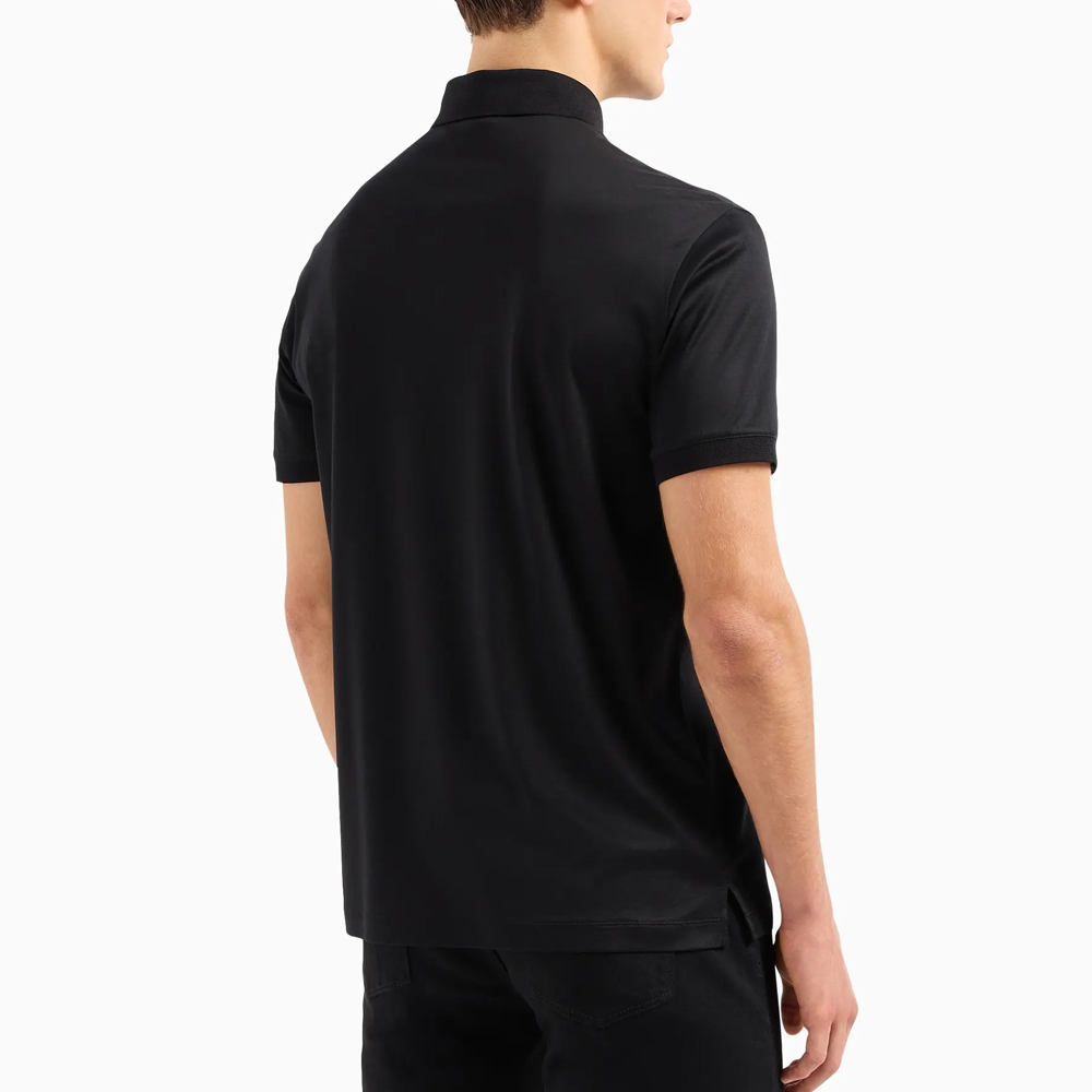 Shop Emporio Armani SS24 龙刺绣 Polo 衬衫 - 龙年系列 EM000007-AF10017U-8133