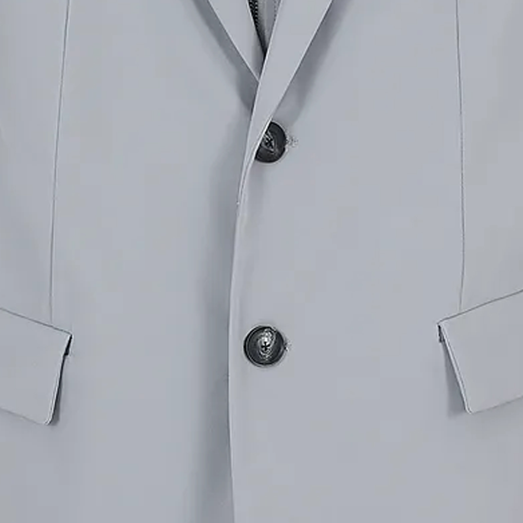 Emporio Armani SS24  Grey Single-Breasted Detachable Collar Blazer. EM000046-AF100611-U8060 圖 8