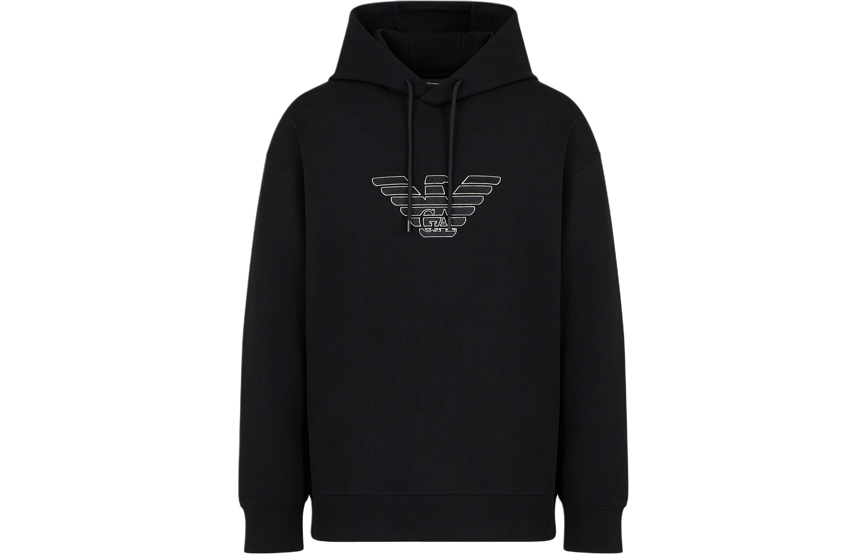 EMPORIO ARMANI SS24  Letter Print Hoodie Sweatshirt Long Sleeve Loose Fit. 3D1M63-1JHSZ-01A8 圖 2