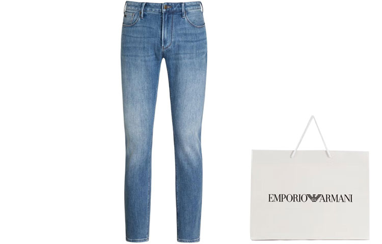 Emporio Armani SS24  Light Blue Mid-Rise Zip Casual Jeans 3D1J06-1DRPZ-0943 圖 5