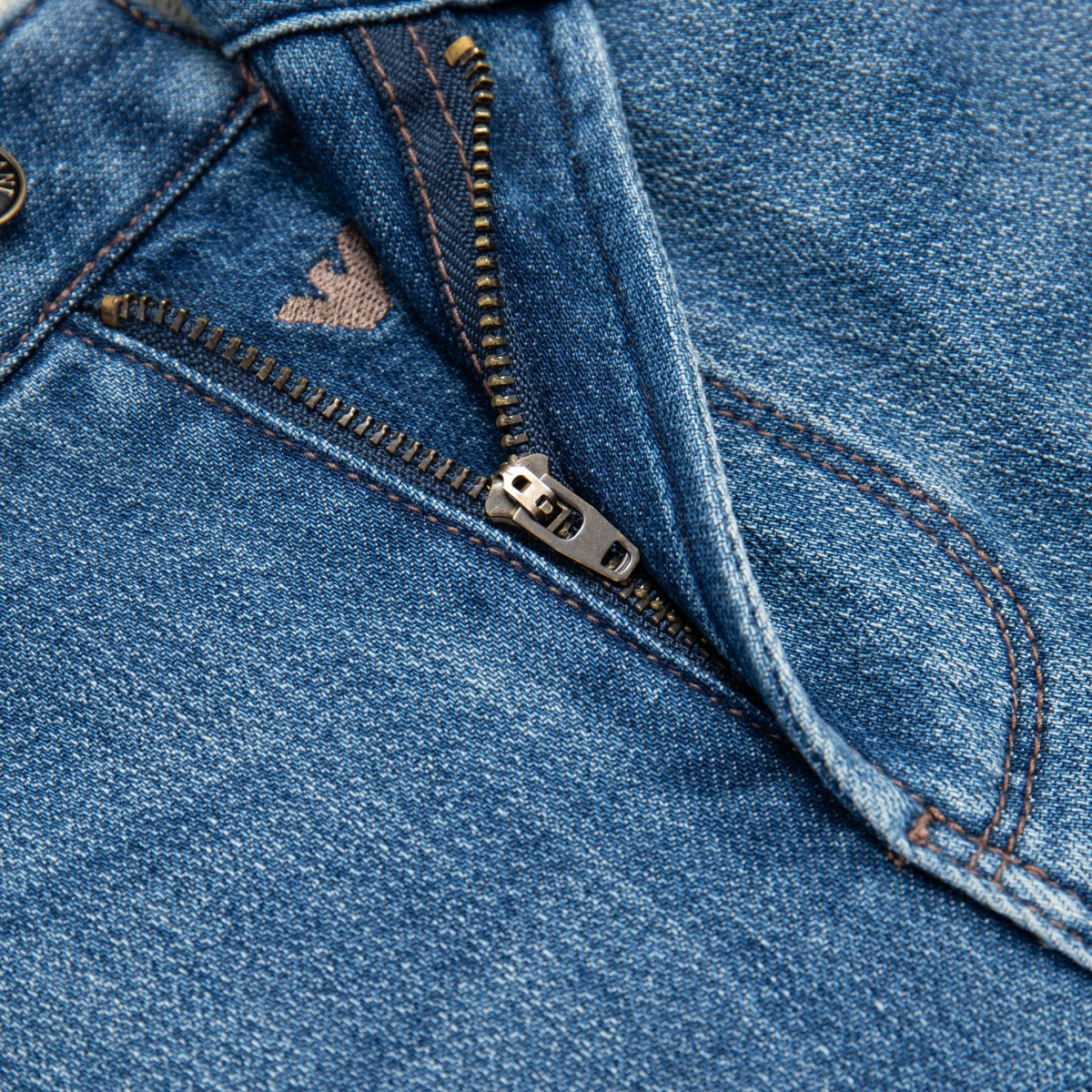 Emporio Armani SS24  Light Blue Mid-Rise Zip Casual Jeans 3D1J06-1DRPZ-0943 圖 6