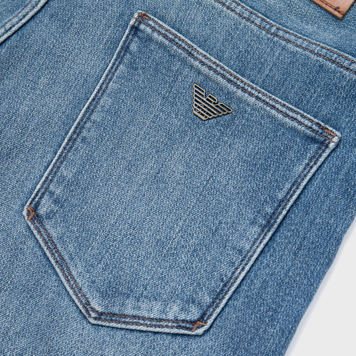 Emporio Armani SS24  Light Blue Mid-Rise Zip Casual Jeans 3D1J06-1DRPZ-0943 圖 7