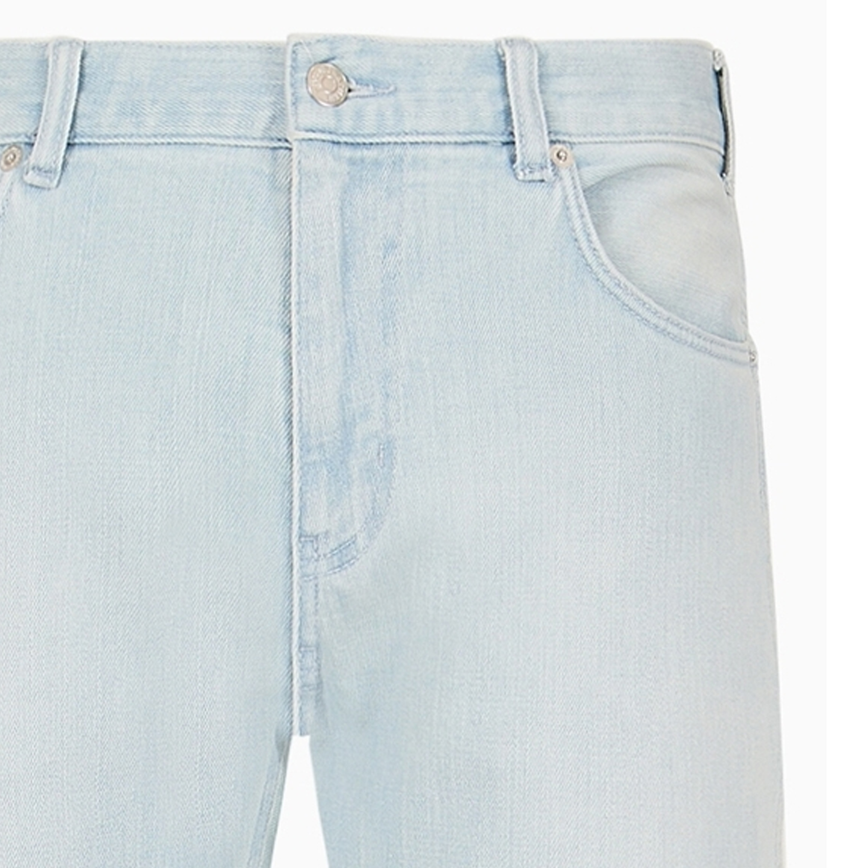 EMPORIO ARMANI SS24  Light Blue Slim Fit Low-Rise Skinny Jeans. 3D1J16-1D13Z-0943 圖 4