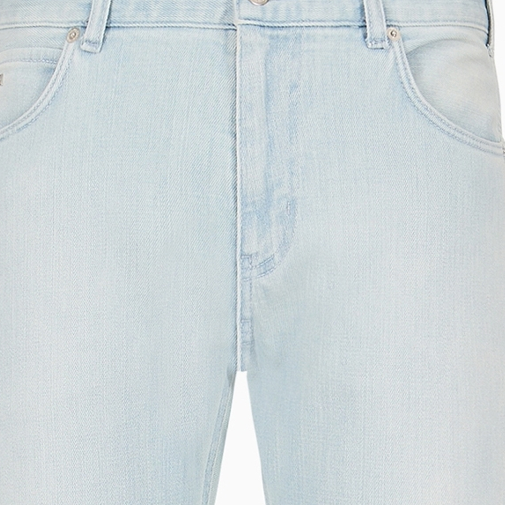 EMPORIO ARMANI SS24  Light Blue Slim Fit Low-Rise Skinny Jeans. 3D1J16-1D13Z-0943 圖 5