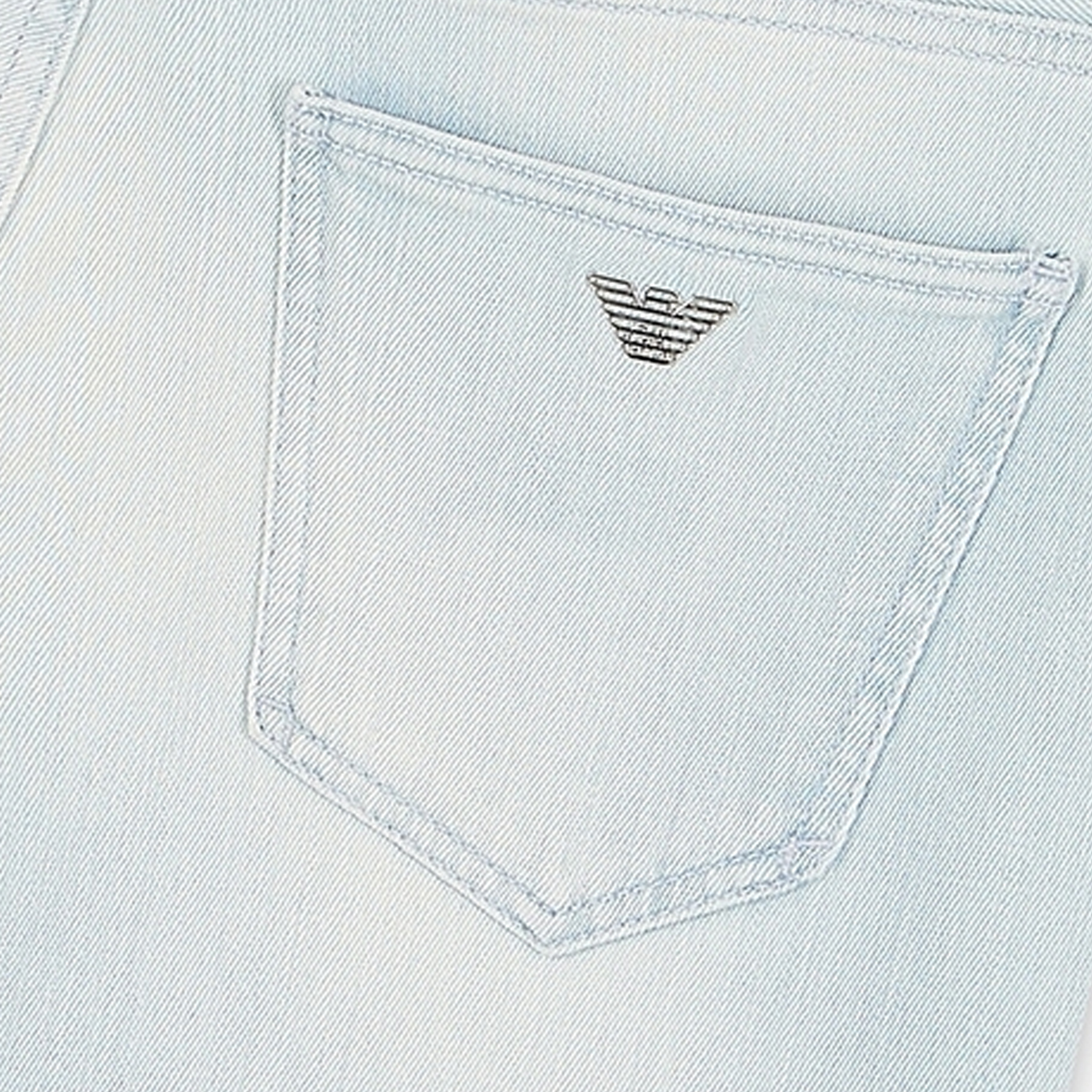 EMPORIO ARMANI SS24  Light Blue Slim Fit Low-Rise Skinny Jeans. 3D1J16-1D13Z-0943 圖 7