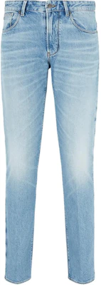 Emporio Armani SS24 Jeans Azul Claro Ajustados Tiro Bajo Lavados. 6D1J06-1D97Z-0943 Order Emporio Armani SS24 Jeans Azul Claro Ajustados Tiro Bajo Lavados. 6D1J06-1D97Z-0943
