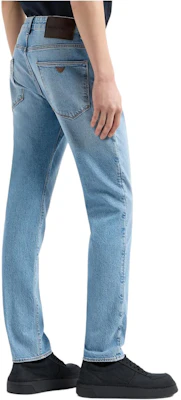 Emporio Armani SS24 Jeans Azul Claro Ajustados Tiro Bajo Lavados. 6D1J06-1D97Z-0943 Shop Emporio Armani SS24 Jeans Azul Claro Ajustados Tiro Bajo Lavados. 6D1J06-1D97Z-0943