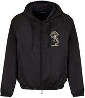 Emporio Armani SS24 Logo Print Casual Hoodie Jacket Black. EM000006-AF10016-U8133 Emporio Armani SS24 Logo Print Casual Hoodie Jacket Black. EM000006-AF10016-U8133