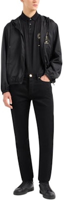 Emporio Armani SS24 Hoodie Jaket Kasual Logo Cetak Hitam. EM000006-AF10016-U8133 Purchase Emporio Armani SS24 Hoodie Jaket Kasual Logo Cetak Hitam. EM000006-AF10016-U8133