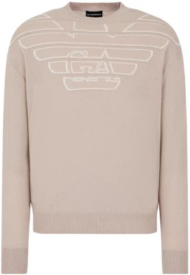 EMPORIO ARMANI SS24 Sweater Longgar Logo Print Crewneck. 3D1MXB-1MPCZ-F003 Order EMPORIO ARMANI SS24 Sweater Longgar Logo Print Crewneck. 3D1MXB-1MPCZ-F003