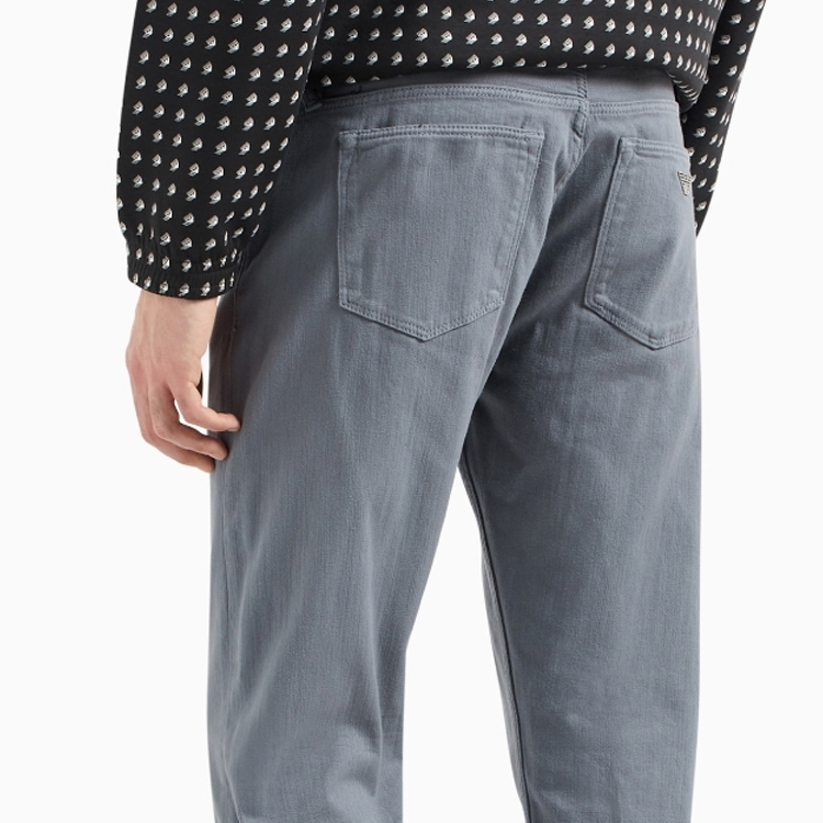 Emporio Armani SS24  Low-Waist Slim Fit Straight Jeans Grey. 3D1J75-1N4RZ-0639 圖 6