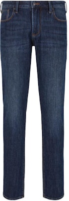 Emporio Armani SS24 Seluar Jeans Biru Gelap Mid-Rise Kasual dengan Poket Berzip. 3D1J06-1DRPZ-0942 Order Emporio Armani SS24 Seluar Jeans Biru Gelap Mid-Rise Kasual dengan Poket Berzip. 3D1J06-1DRPZ-0942