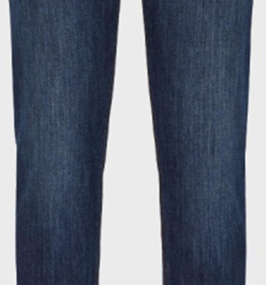 Emporio Armani SS24 Seluar Jeans Biru Gelap Mid-Rise Kasual dengan Poket Berzip. 3D1J06-1DRPZ-0942 Cheap Emporio Armani SS24 Seluar Jeans Biru Gelap Mid-Rise Kasual dengan Poket Berzip. 3D1J06-1DRPZ-0942